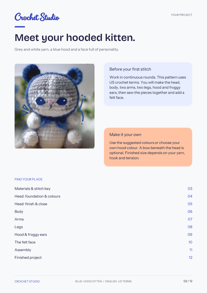 Page 02 · Meet your hooded kitten