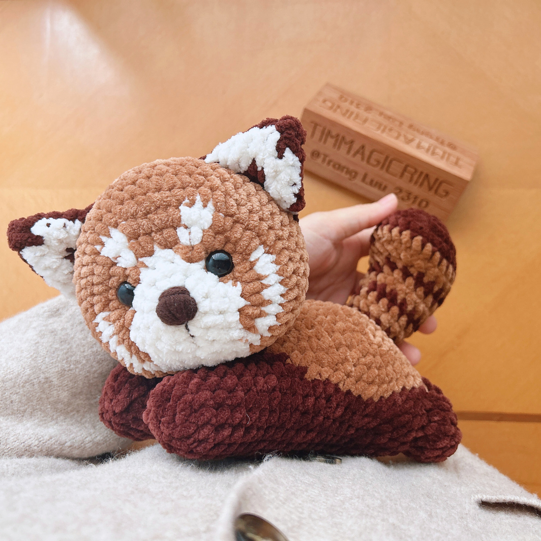 Red Panda Amigurumi Crochet Pattern — PDF